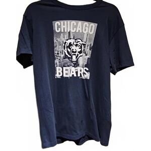 Chicago Bears by 47 Brand Mens Medium Print Short Sleeve T-Shirt